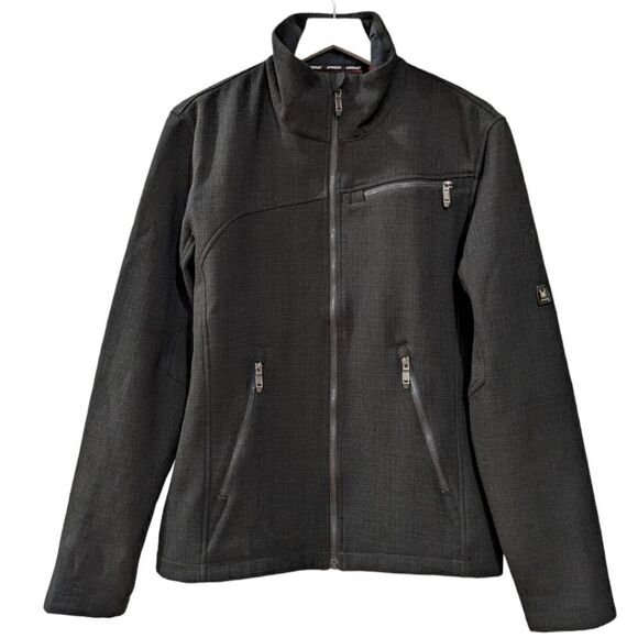 Spyder Men's Transport Soft Shell Jacket in Black Size S 2014 Edition - Picture 1 of 7